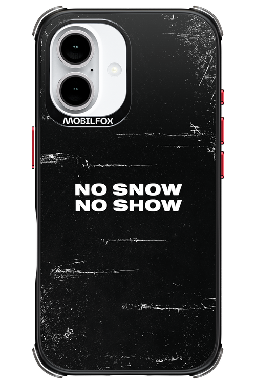 No snow, no show - Apple iPhone 16
