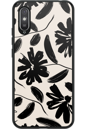 Monochrome Flowerss - Xiaomi Redmi 9A