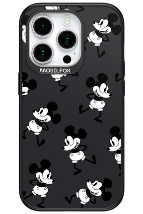 Iconic Mouse (antracite pattern) - Apple iPhone 15 Pro