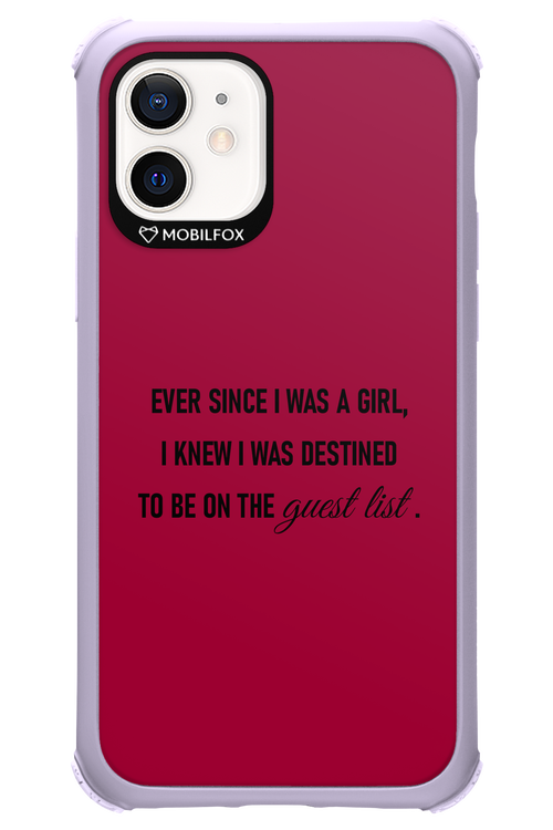 Guest List - Apple iPhone 12