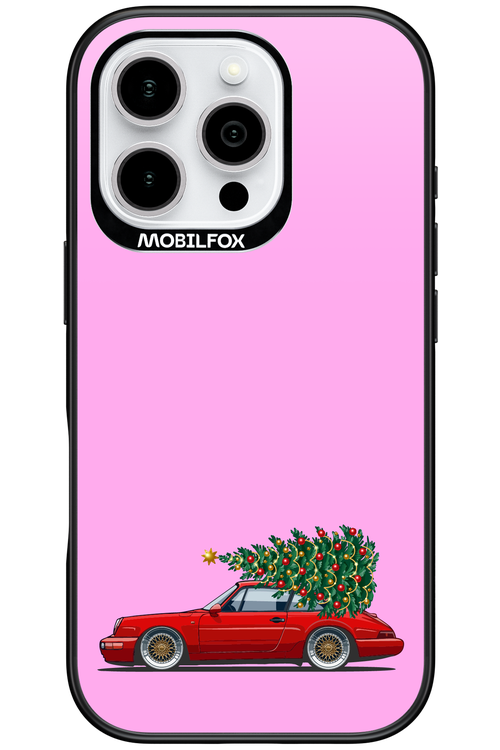 XMAS Car Pink - Apple iPhone 16 Pro