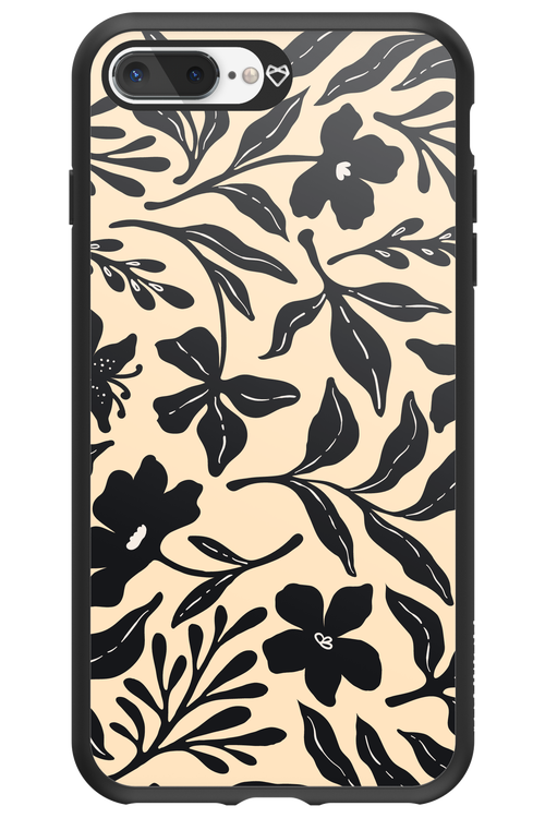 Black Flowers 2.0 - Apple iPhone 8 Plus
