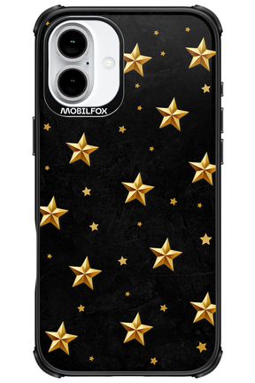 Golden Stars - Apple iPhone 16 Plus