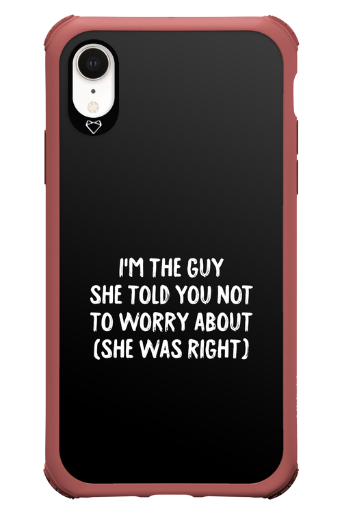 She was right 2.0 - Apple iPhone XR
