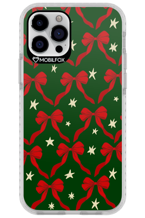 Bow & Stars (Green) - Apple iPhone 12 Pro