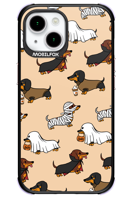 Scary Dachshund - Apple iPhone 15