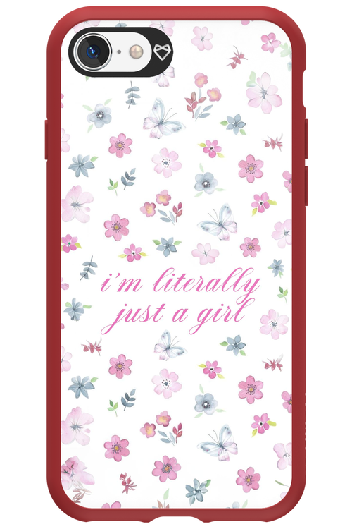Just a girl pink - Apple iPhone 8