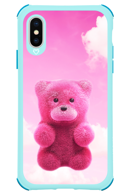 Pinky Bear Clouds - Apple iPhone XS