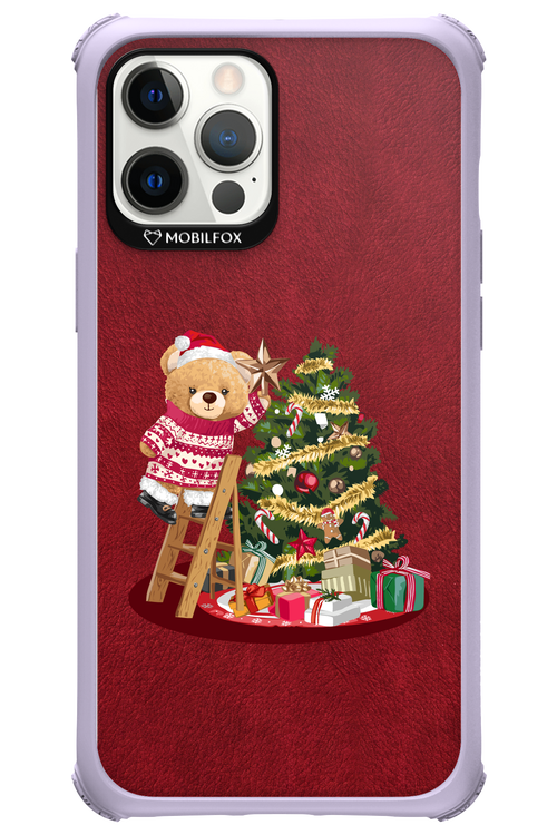 Christmas Bear (Burgundy) - Apple iPhone 12 Pro Max