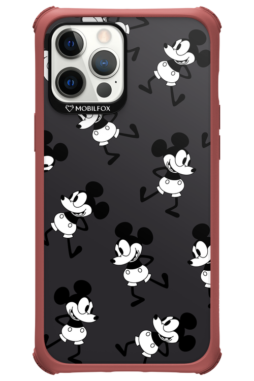 Iconic Mouse (antracite pattern) - Apple iPhone 12 Pro Max
