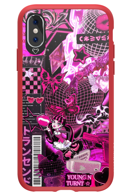 Pink Cyber - Apple iPhone X