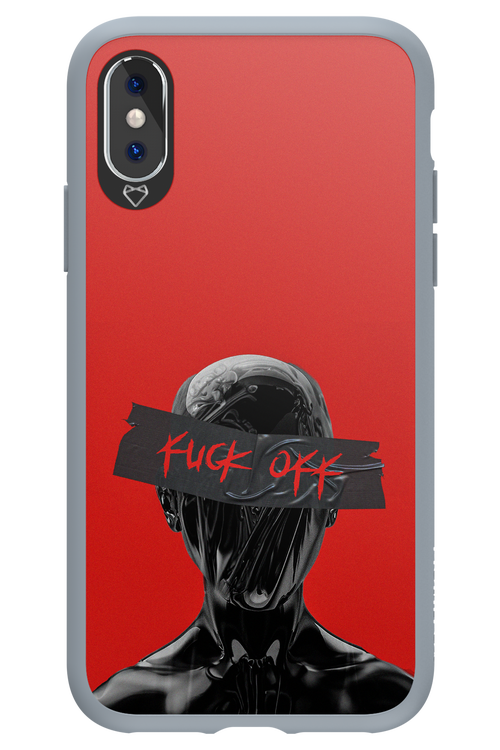 F off - Apple iPhone X