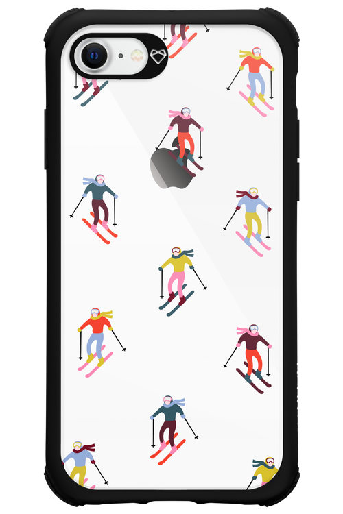 Snow Motion (Transparent) - Apple iPhone 8