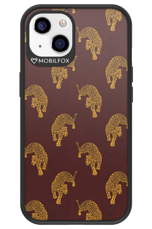 Burgundy Leopard Pattern - Apple iPhone 13
