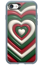 XMAS Hearts - Apple iPhone 8