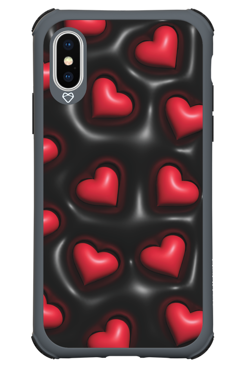 Hearts in love - Apple iPhone XS