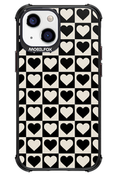 Checkered Heart - Apple iPhone 13 Mini