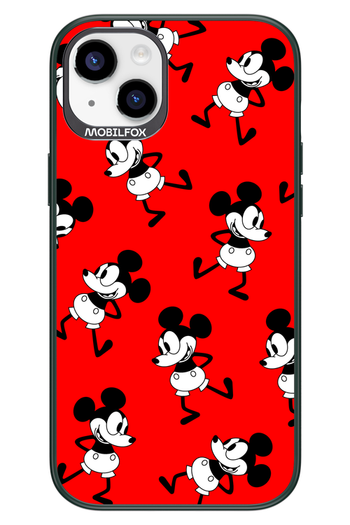 Iconic Mouse (red pattern) - Apple iPhone 14 Plus