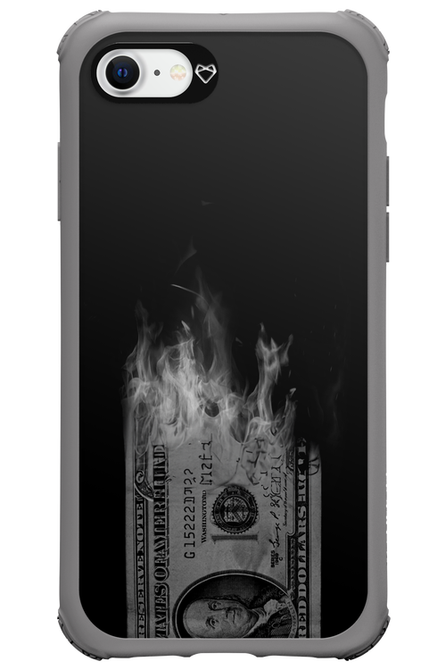 Money Burn B&W 2.0 - Apple iPhone SE 2020