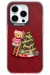Christmas Bear (Burgundy) - Apple iPhone 15 Pro