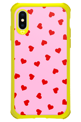 Sprinkle Heart Pink - Apple iPhone X