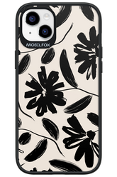 Monochrome Flowerss - Apple iPhone 14 Plus