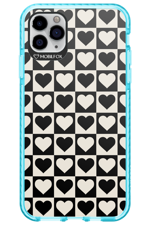 Checkered Heart - Apple iPhone 11 Pro Max