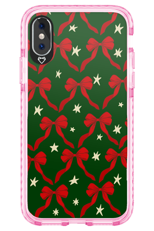 Bow & Stars (Green) - Apple iPhone XS