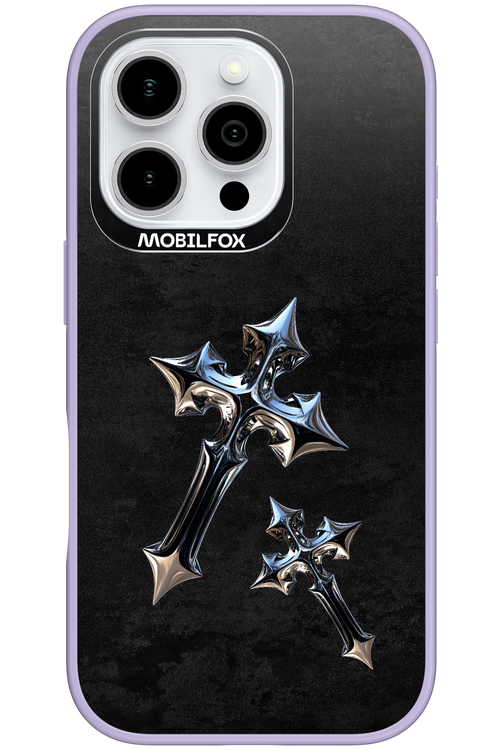 Chrome Crosses - Apple iPhone 16 Pro