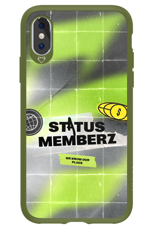 Status Memberz - Apple iPhone XS
