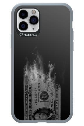 Money Burn B&W - Apple iPhone 11 Pro
