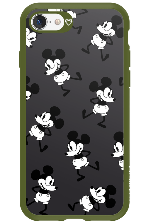 Iconic Mouse (antracite pattern) - Apple iPhone SE 2022