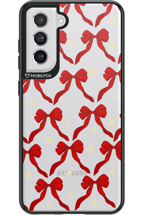 Bow & Stars (Transparent) - Samsung Galaxy S21 FE