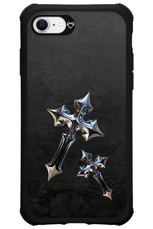 Chrome Crosses - Apple iPhone 8