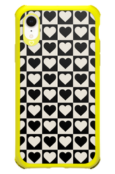 Checkered Heart - Apple iPhone XR