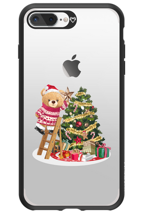 Christmas Bear (Transparent) - Apple iPhone 7 Plus
