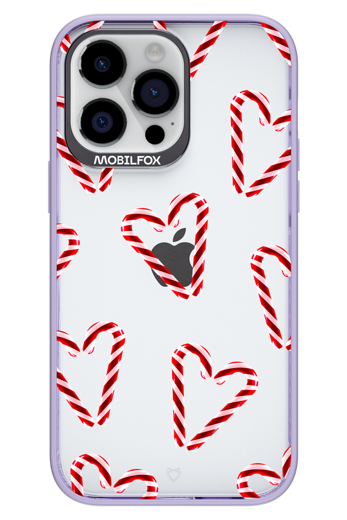 Candy Cane Hearts - Apple iPhone 14 Pro Max