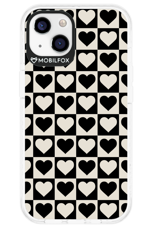 Checkered Heart - Apple iPhone 13