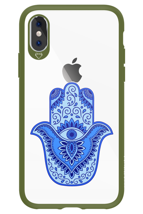 Hamsa Blue - Apple iPhone XS