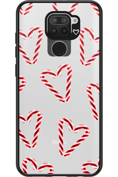 Candy Cane Hearts - Xiaomi Redmi Note 9