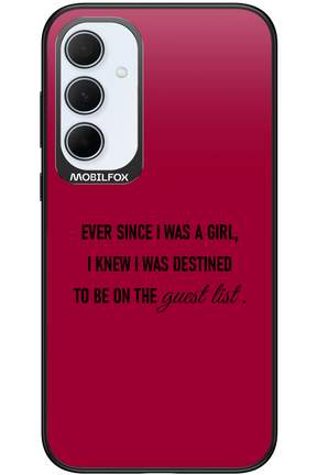 Guest List - Samsung Galaxy A35