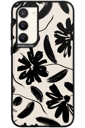 Monochrome Flowerss - Samsung Galaxy S23 Plus
