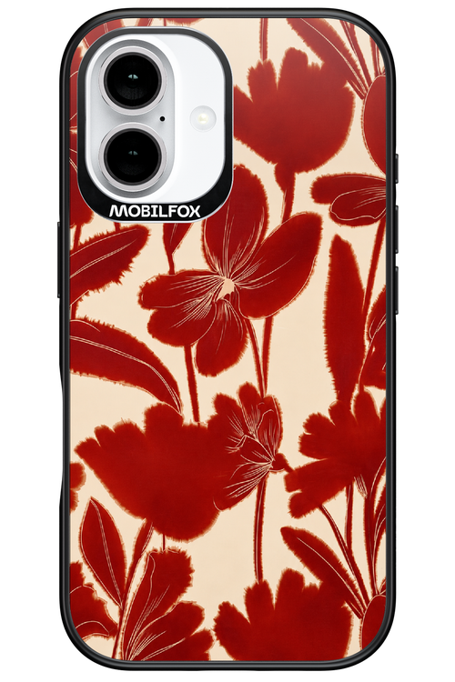 Burgundy Flowers 2.0 - Apple iPhone 16