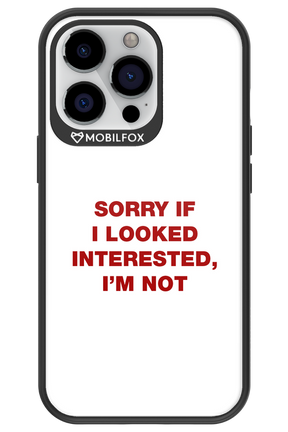 I'm not - Apple iPhone 13 Pro