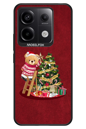 Christmas Bear (Burgundy) - Xiaomi Redmi Note 13 Pro 5G