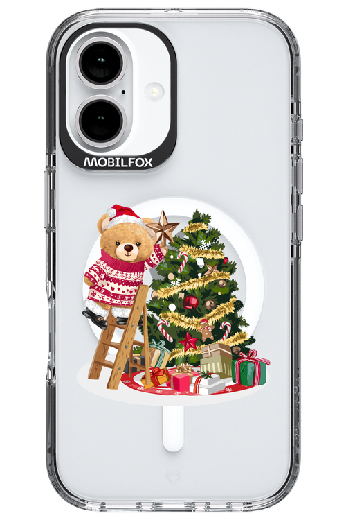 Christmas Bear (Transparent) - Apple iPhone 16