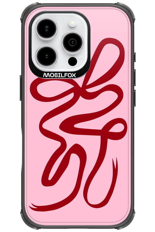 Burgundy Bow - Apple iPhone 16 Pro