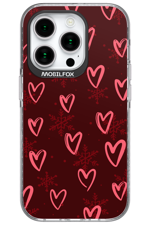 Christmas Hearts - Apple iPhone 15 Pro
