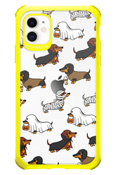Scary Dachshund (Transparent) - Apple iPhone 11