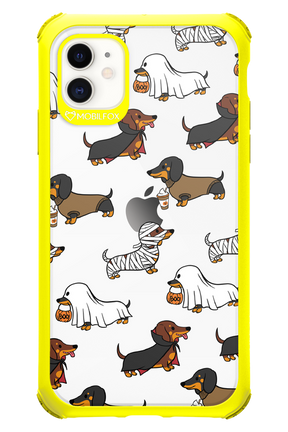 Scary Dachshund (Transparent) - Apple iPhone 11
